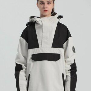 Gsou Snow Women's Color Block Loose Ski Jacket